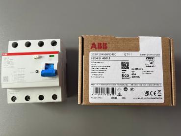 ABB Fehlerstrom-Schutzschalter allstromsensitiv F204B-40/0,3A (Typ B !!) 0,3 !
